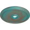 Ekena Millwork Theia Ceiling Medallion (Canopies up to 6 3/4"), 24"OD x 3 5/8"ID x 1 3/4"P, Copper Green Patina CM24THCGS - alternate 3
